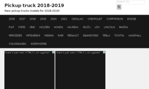 2017pickuptrucks2018.com thumbnail