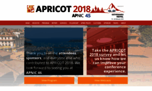 2018.apricot.net thumbnail