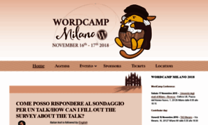 2018.milano.wordcamp.org thumbnail