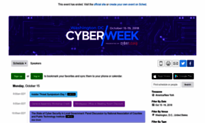 2018dccyberweek.sched.com thumbnail