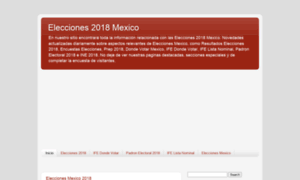 2018eleccionesmexico.blogspot.com thumbnail