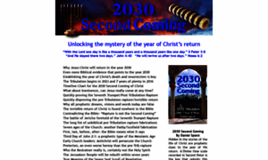 2030secondcoming.com thumbnail