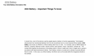 2032battery.org thumbnail