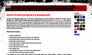 2buildmusclefast.com thumbnail