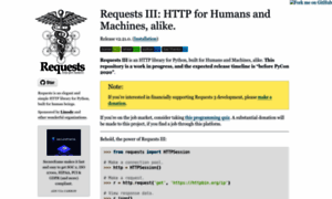 3.python-requests.org thumbnail