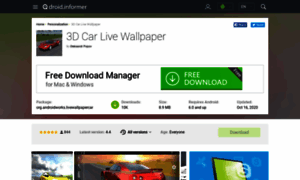 3d-car-live-wallpaper815040.android.informer.com thumbnail