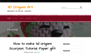 3dorigamiart.com thumbnail