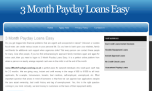 3monthpaydayloanseasy.co.uk thumbnail