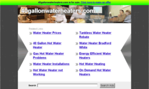 40gallonwaterheaters.com thumbnail