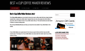 4cupcoffeemakerreviews.net thumbnail