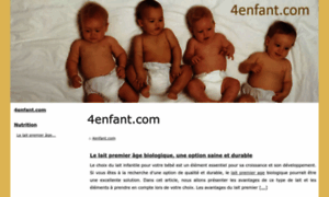 4enfant.com thumbnail