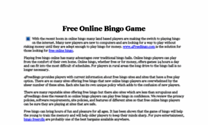 4freebingo.com thumbnail