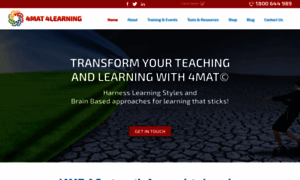 4mat4learning.com.au thumbnail