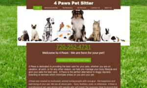 4pawspetsitter.com thumbnail