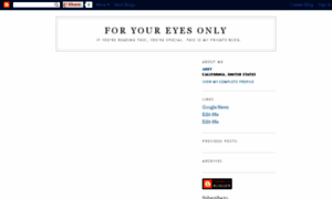 4youreyesonly.blogspot.com thumbnail