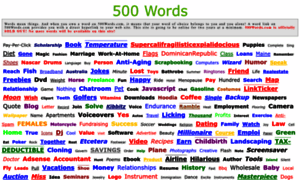 500words.com thumbnail