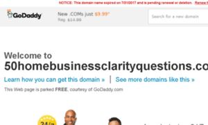 50homebusinessclarityquestions.com thumbnail