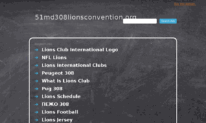 51md308lionsconvention.org thumbnail