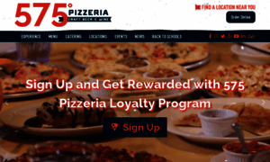 575pizzeria.com thumbnail