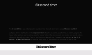 60.second-timer.com thumbnail