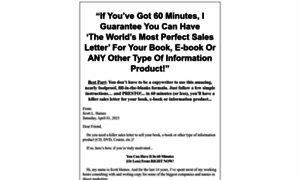 60minutesalesletters.com thumbnail