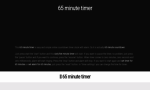 65.minute-timer.com thumbnail