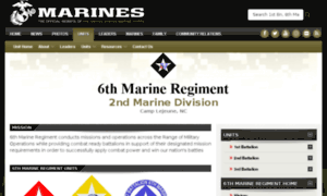 6thmarines.marines.mil thumbnail