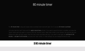 80.minute-timer.com thumbnail