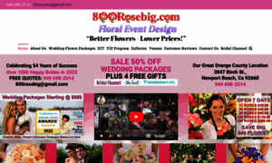 800rosebigweddingflorist.com thumbnail