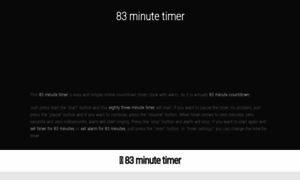 83.minute-timer.com thumbnail