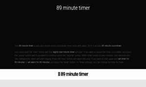 89.minute-timer.com thumbnail