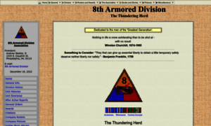 8th-armored.org thumbnail