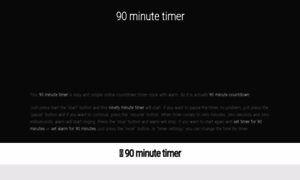 90.minute-timer.com thumbnail