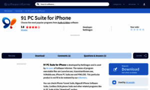 91-pc-suite-for-iphone.software.informer.com thumbnail