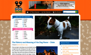 99dognames.com thumbnail