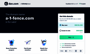 A-1-fence.com thumbnail