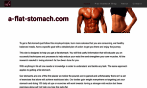 A-flat-stomach.com thumbnail