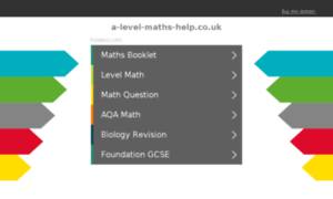 A-level-maths-help.co.uk thumbnail
