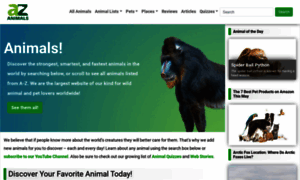 A-z-animals.com thumbnail