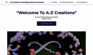 A-z-creations-event-wedding-planner.business.site thumbnail