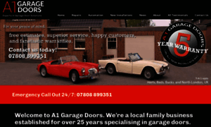 A1-garagedoors.co.uk thumbnail