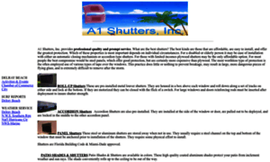 A1-shutters.com thumbnail