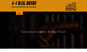 A1bailbondscleburne.com thumbnail