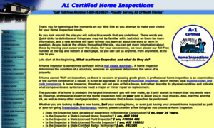 A1certifiedhomeinspections.com thumbnail