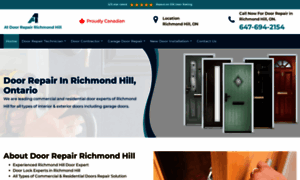 A1doorrepairrichmondhill.ca thumbnail