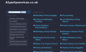 A1partyservices.co.uk thumbnail