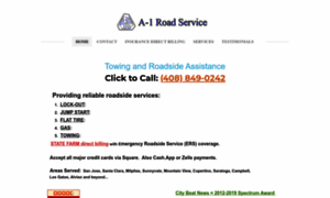 A1roadservice.com thumbnail