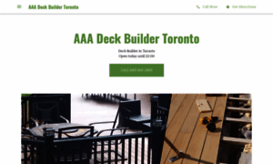 Aaa-deck-builder-toronto.business.site thumbnail