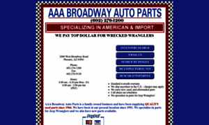 Aaabroadwayautoparts.com thumbnail