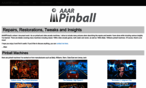 Aaarpinball.com thumbnail